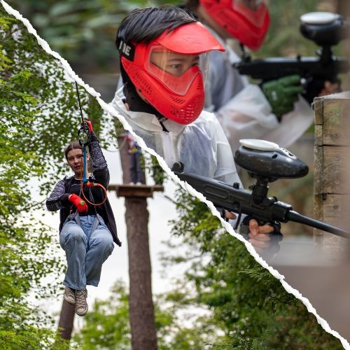 Pack Sensation - Accrobranche + Paintball (à partir de 12 ans)