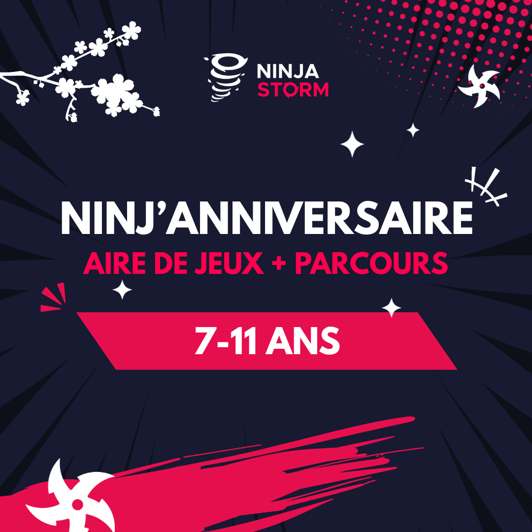 Ninj'Anniversaire (Aire De Jeux + Parcours)