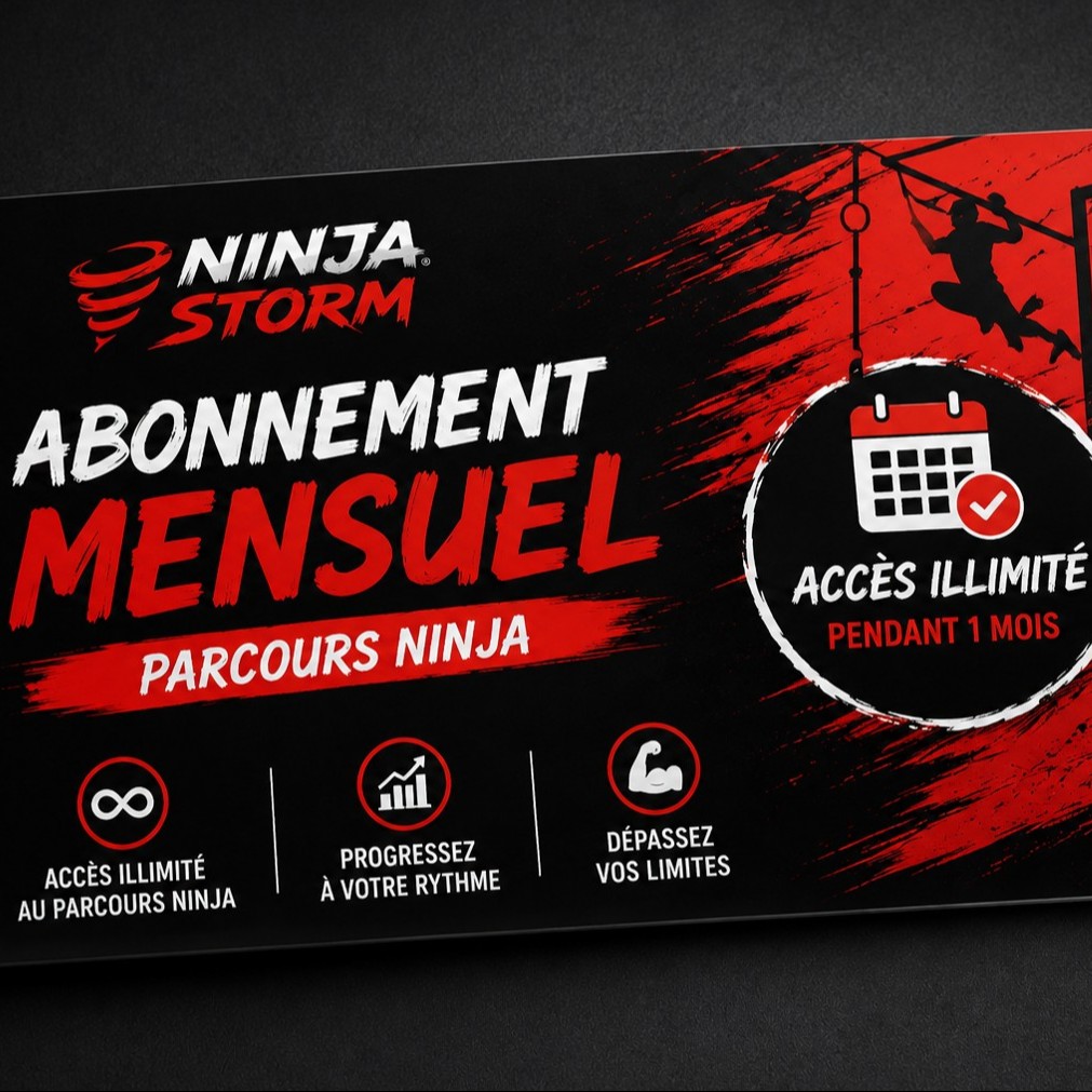 Abonnement Mensuel - Parcours Ninja