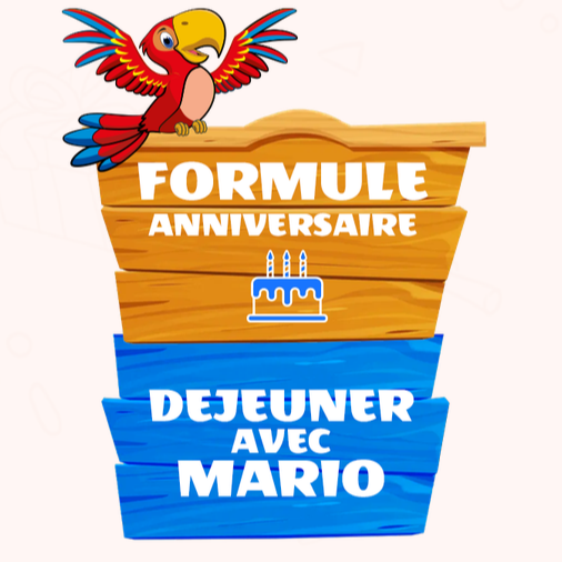 Formule anniversaire Mario (Déjeuner)