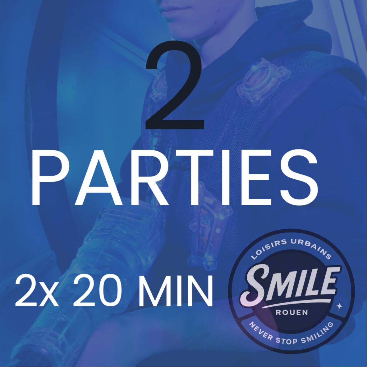 2 Parties de Laser game