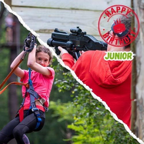 Pack Anniversaire - Accrobranche Junior + Laser Game