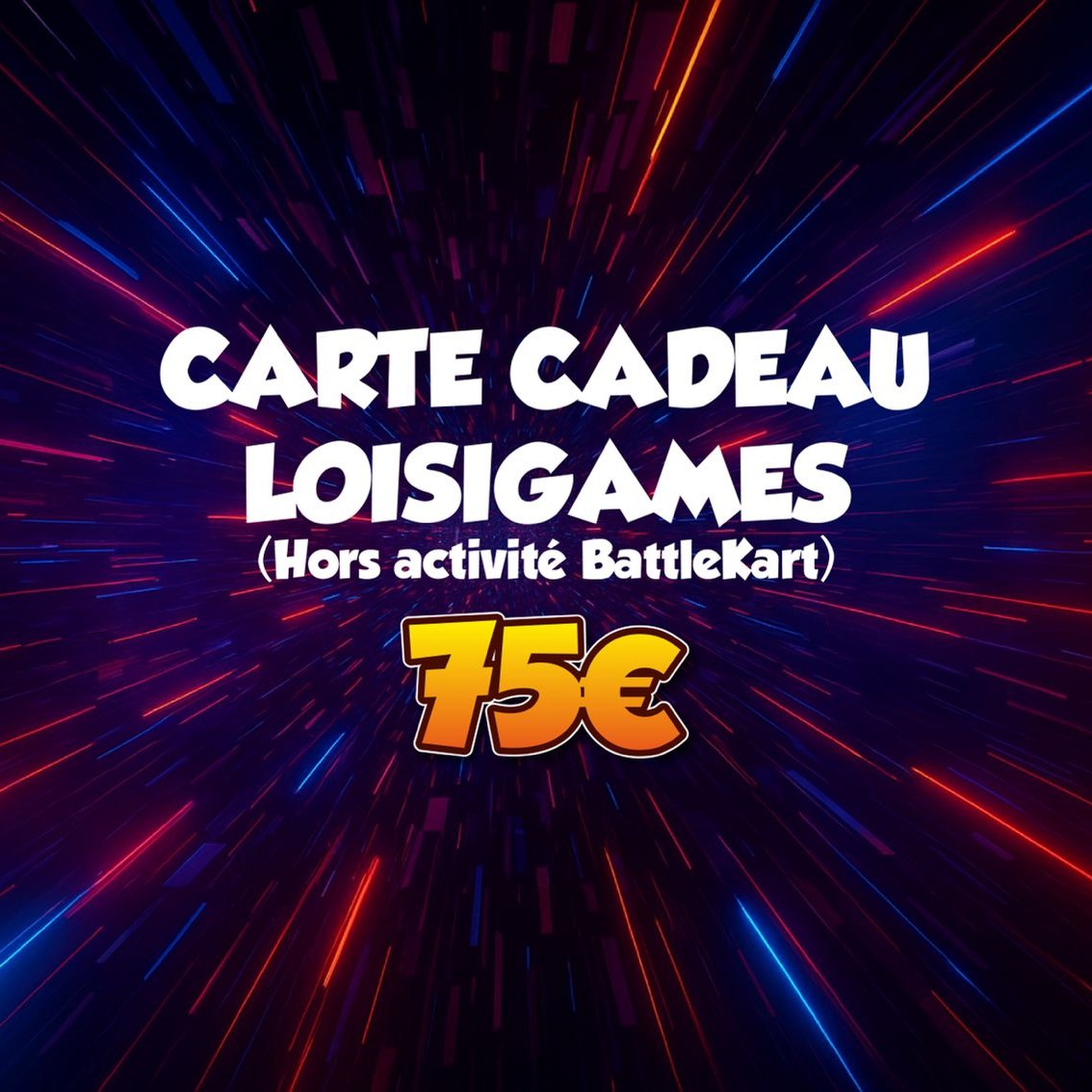 Carte cadeau 75€