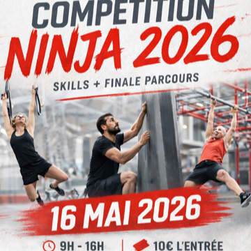 Compétition Ninja Park – 16 mai 2026