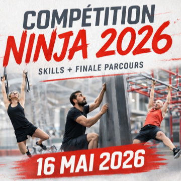 Compétition Ninja Park – Inscription - 16 mai 2026