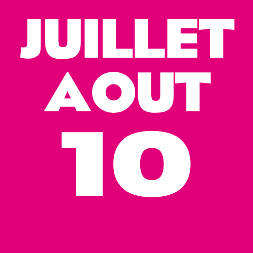 CARNET 10 ENTREES - Haute Saison (Juillet Aout)