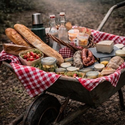 Pique nique brouette