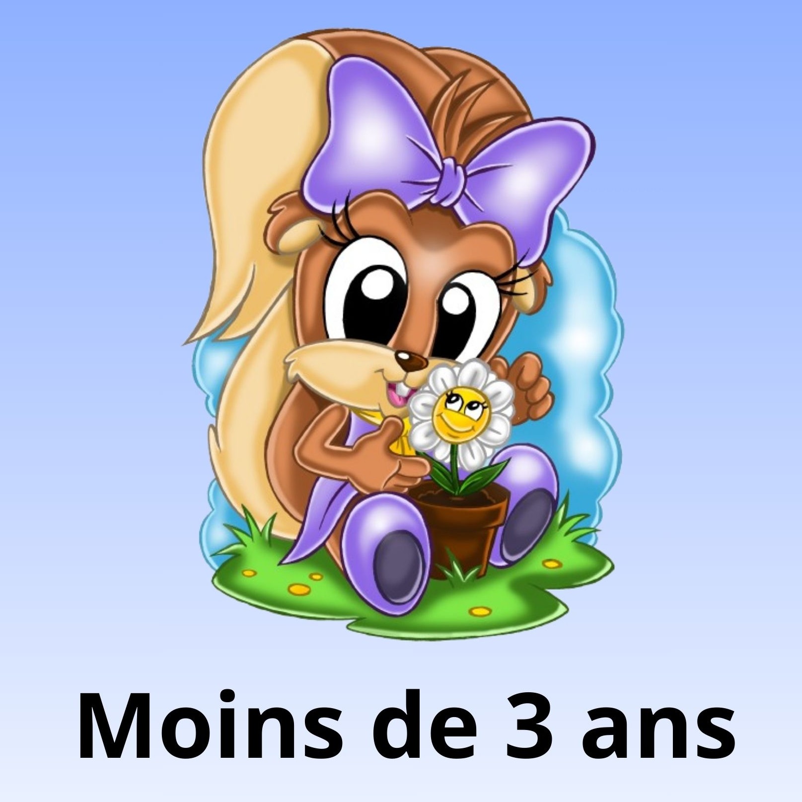 Entrée enfant moins de 3 ans