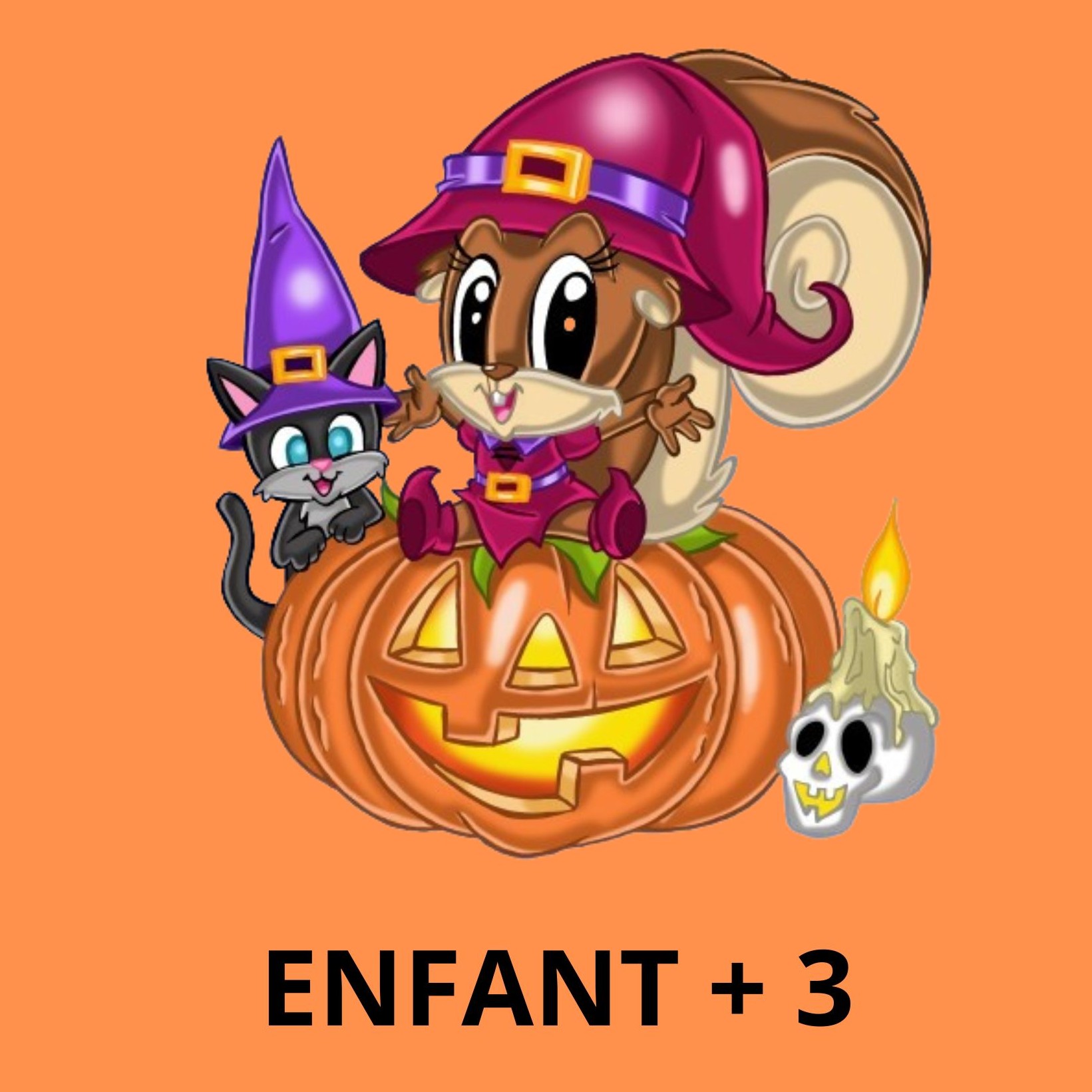 Entrée Halloween enfant + 3 ans