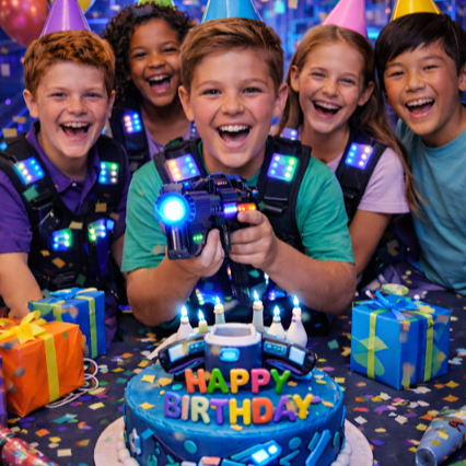 formule anniversaire 2 parties de Laser Game