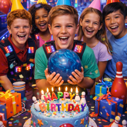 formule anniversaire 2 parties de Bowling