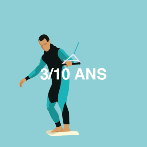 Surf 1h de 3 à 10ans