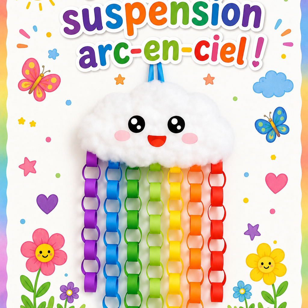 Atelier - suspension arc en ciel