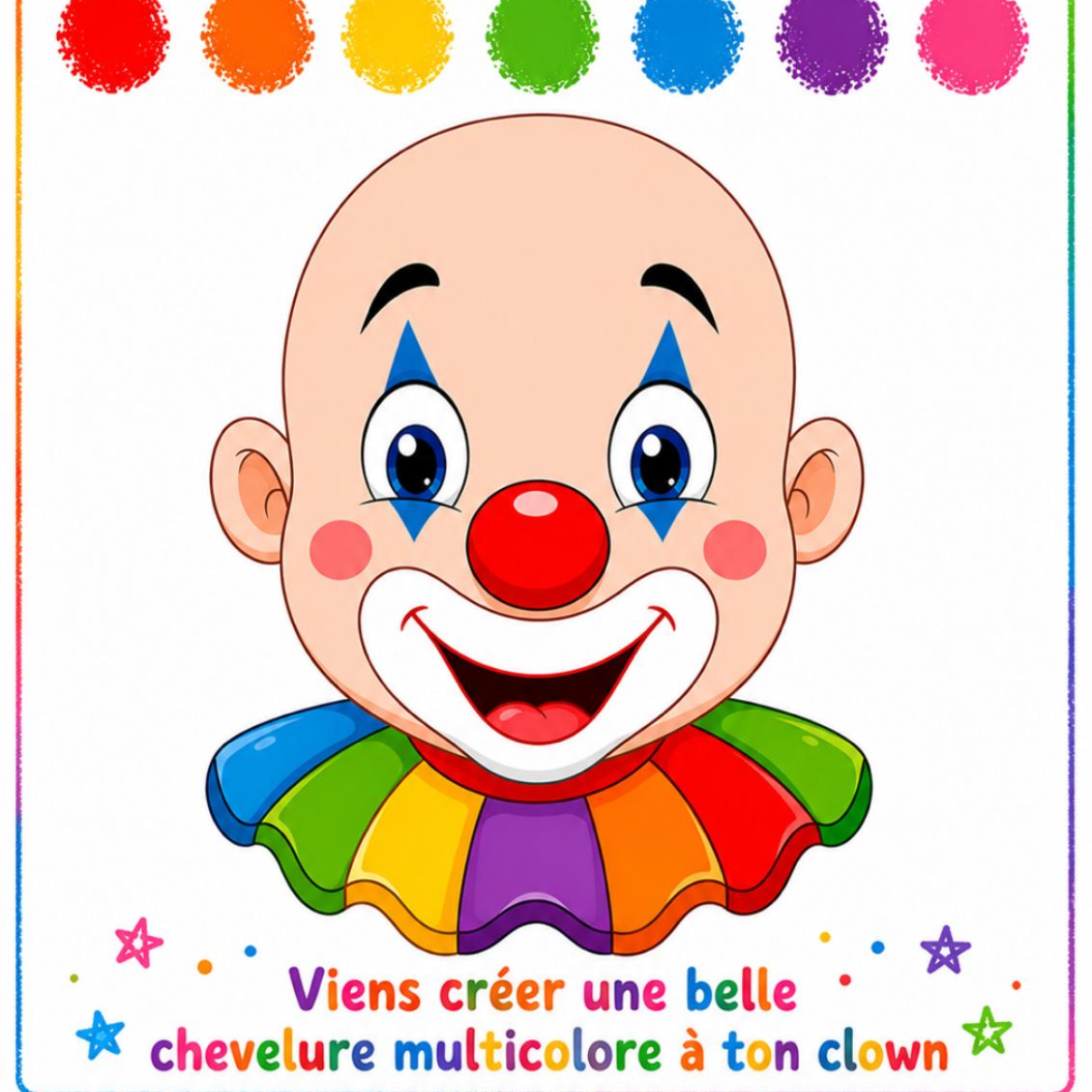 Atelier créatif - Les cheveux du clown (2 à 6 ans)