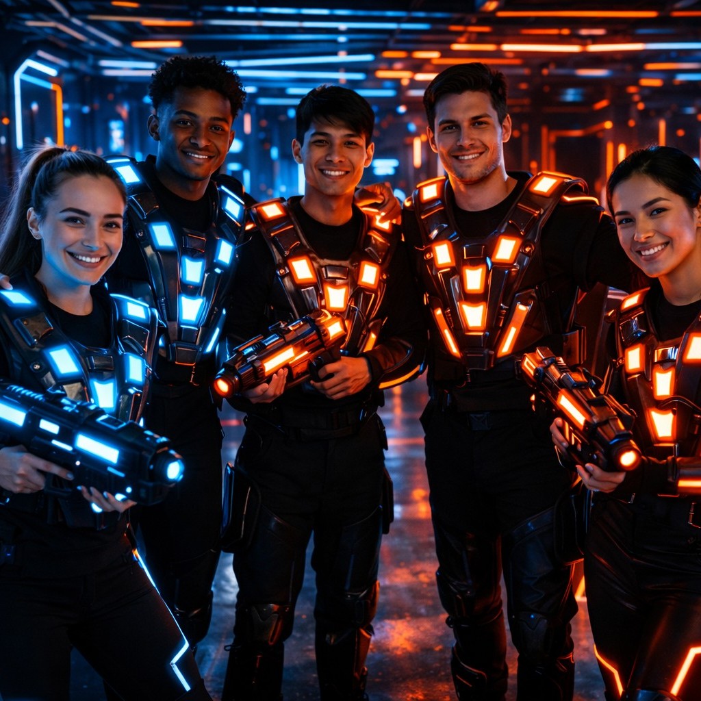 LaserGame privatisé 3 parties de 20 mn avec pause