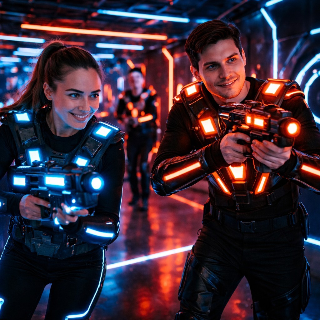 LaserGame privatisé 2 parties (2*20 mn)