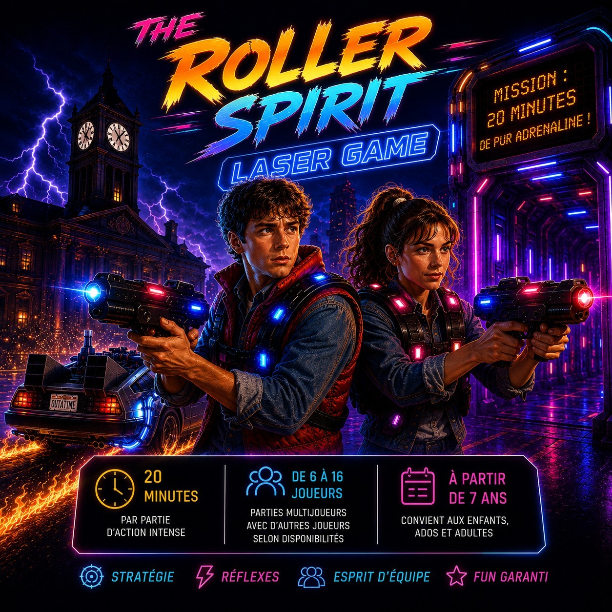 LaserGame 1 partie multi-joueurs