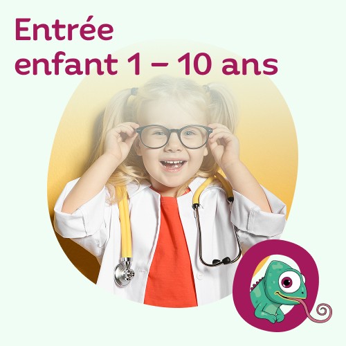 Entrée 2 heures enfant 1–10 ans