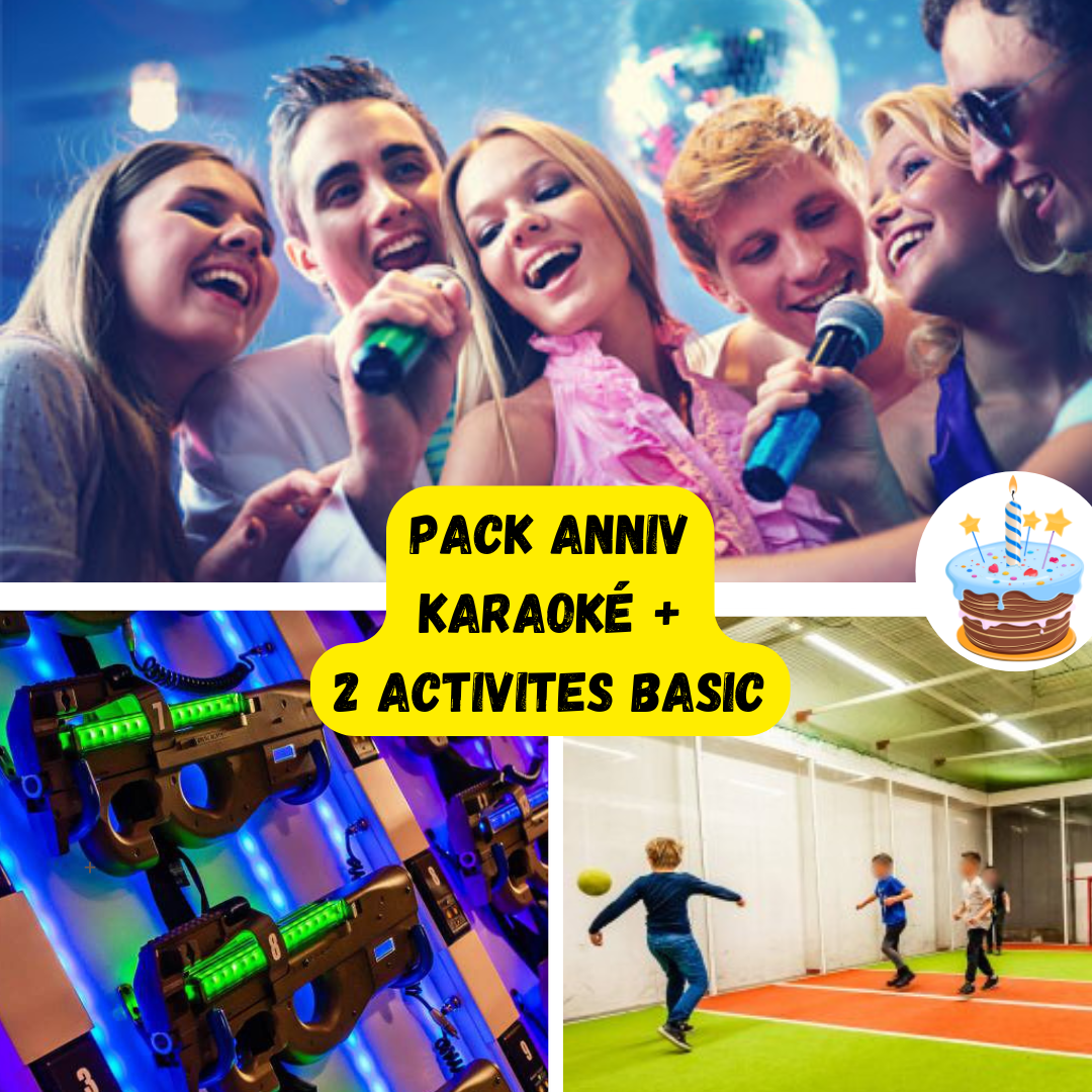 ANNIV KARAOKE 1H + 2 ACTIVITES BASIC