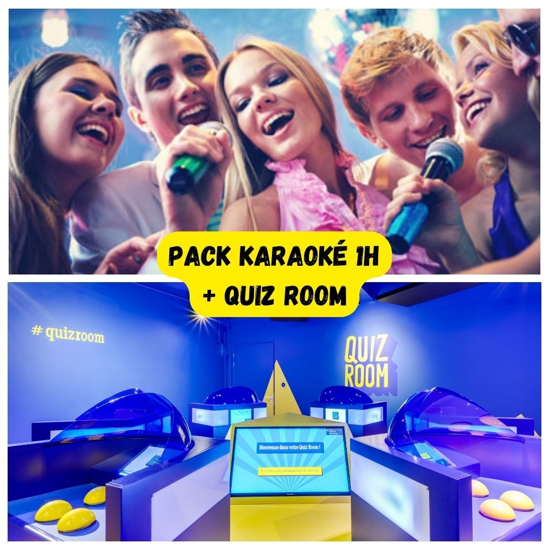 PACK  ANNIV/EVJC KARAOKE 1H + QUIZROOM