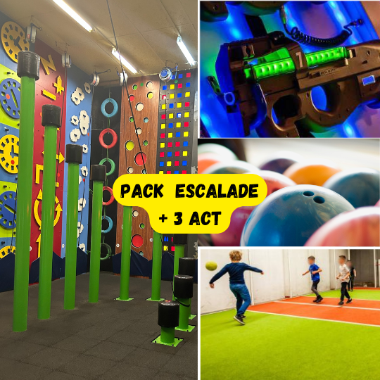 PACK ESCALADE + 3 ACT