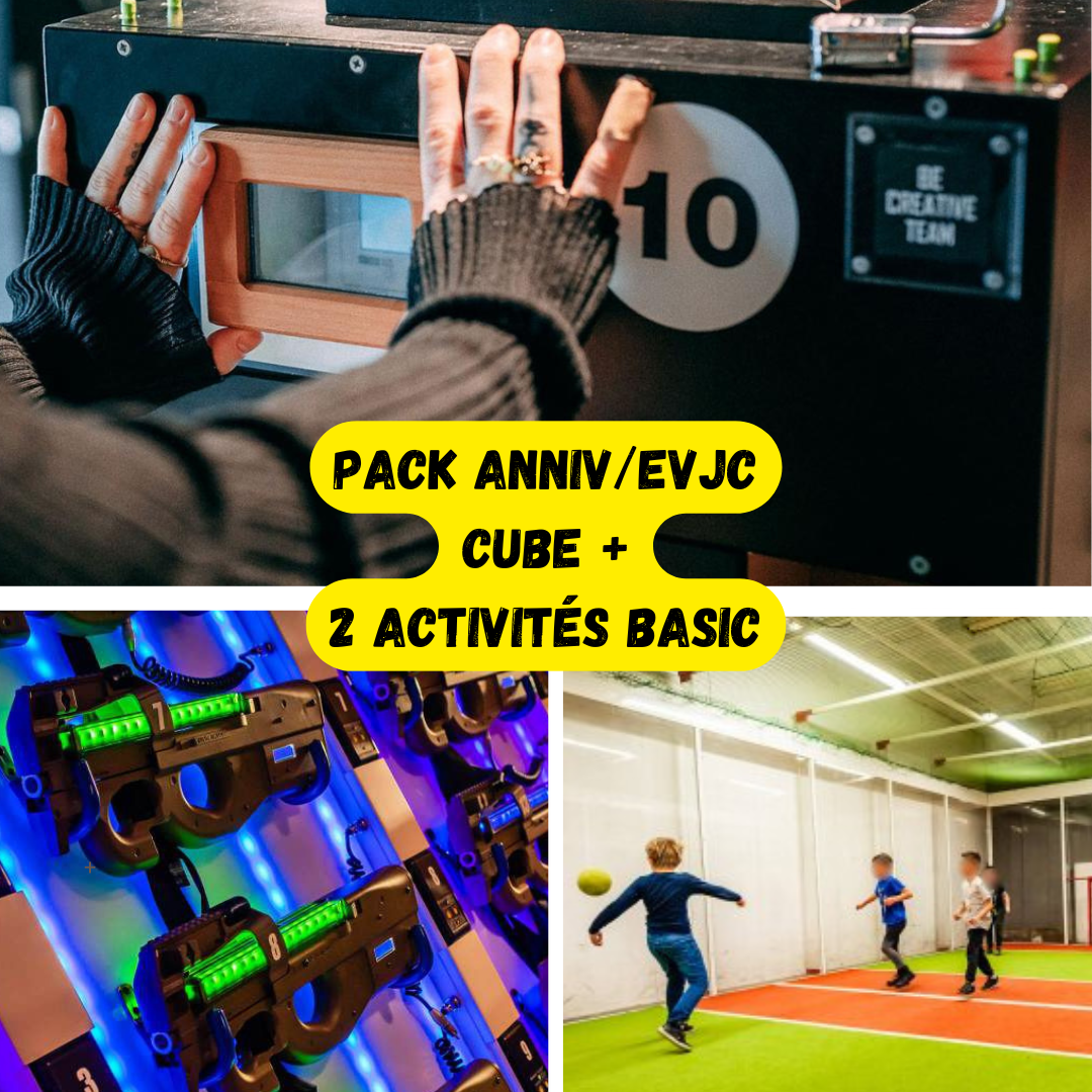 ANNIV/EVJC CUBE + 2 ACTIVITES BASIC