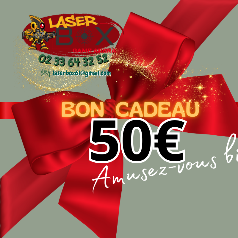 50€ Bon Cadeau Laser
