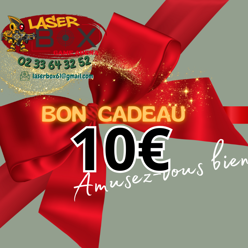 10€ Bon Cadeau Laser