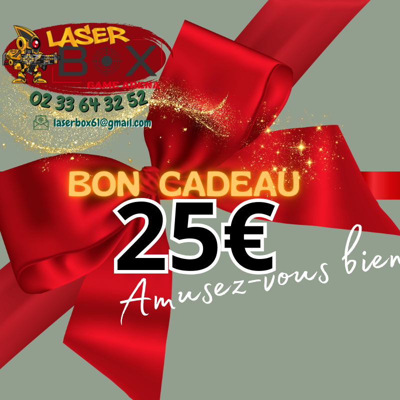 25€ Bon Cadeau Laser