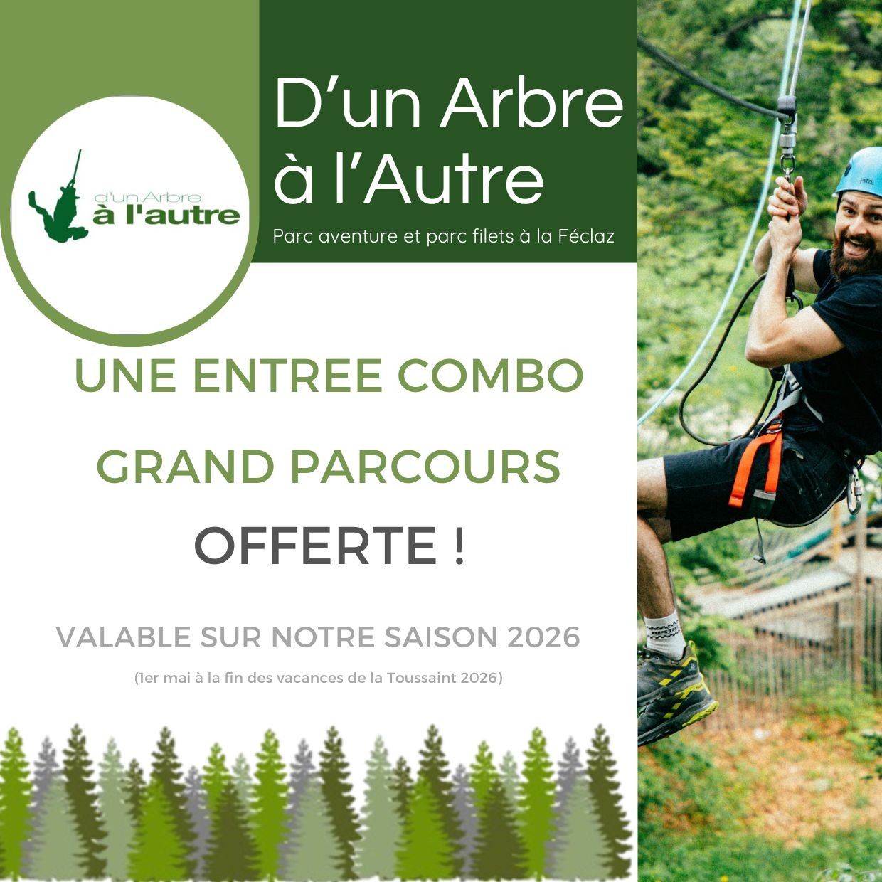 Bon cadeau Combo Grand Parcours