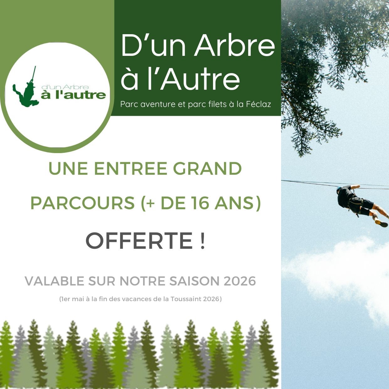 Bon cadeau Grand Parcours
