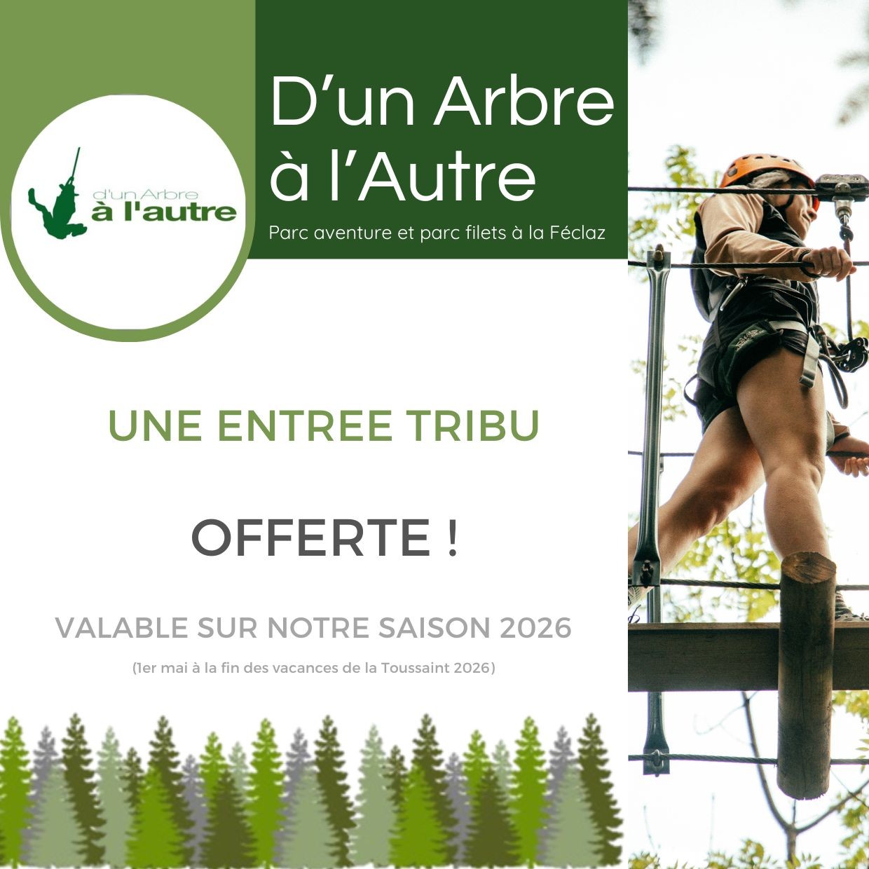 Bon cadeau parcours tribu