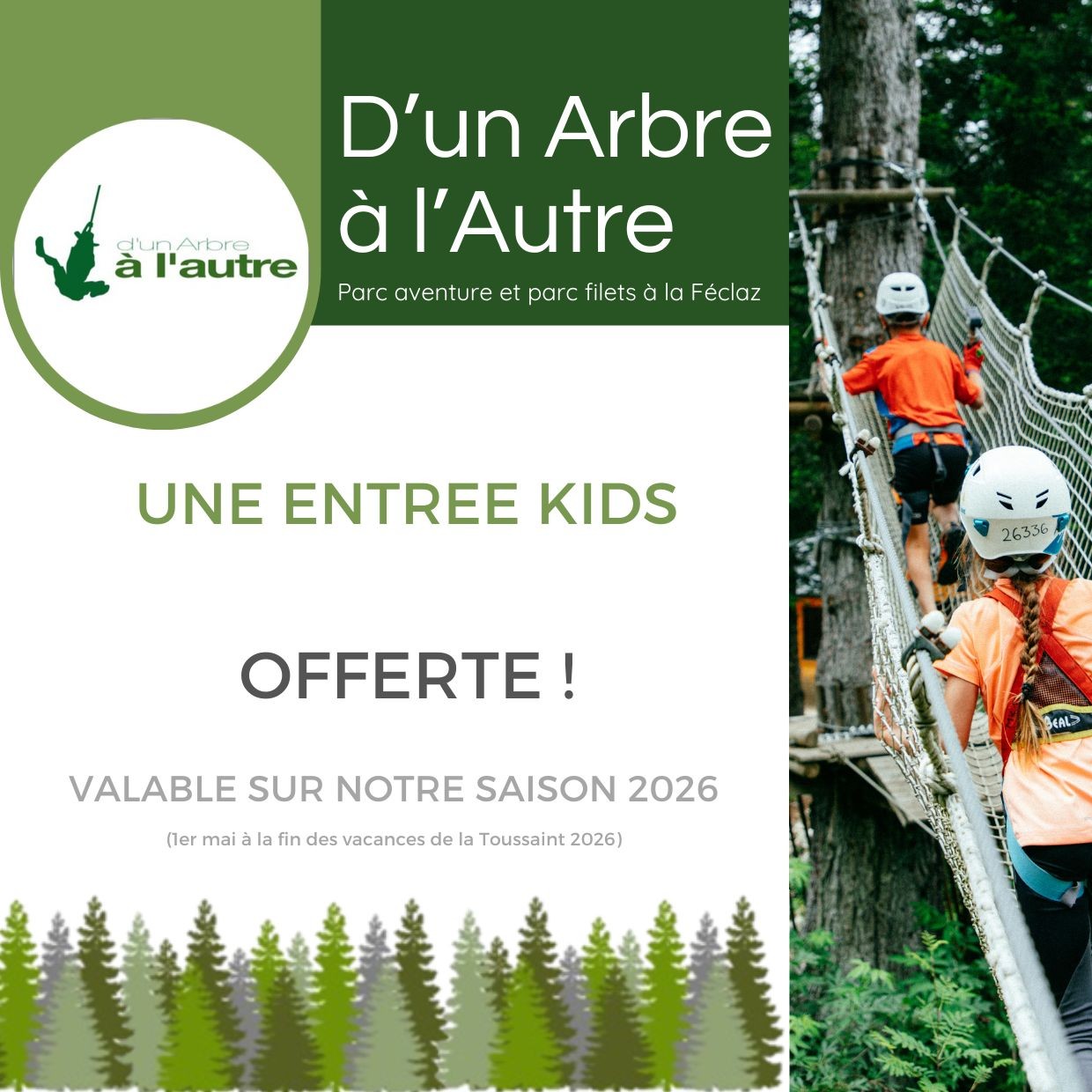 Bon Cadeau parcours kids