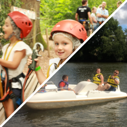 Pack Baby : Accrobranche + Pédalo